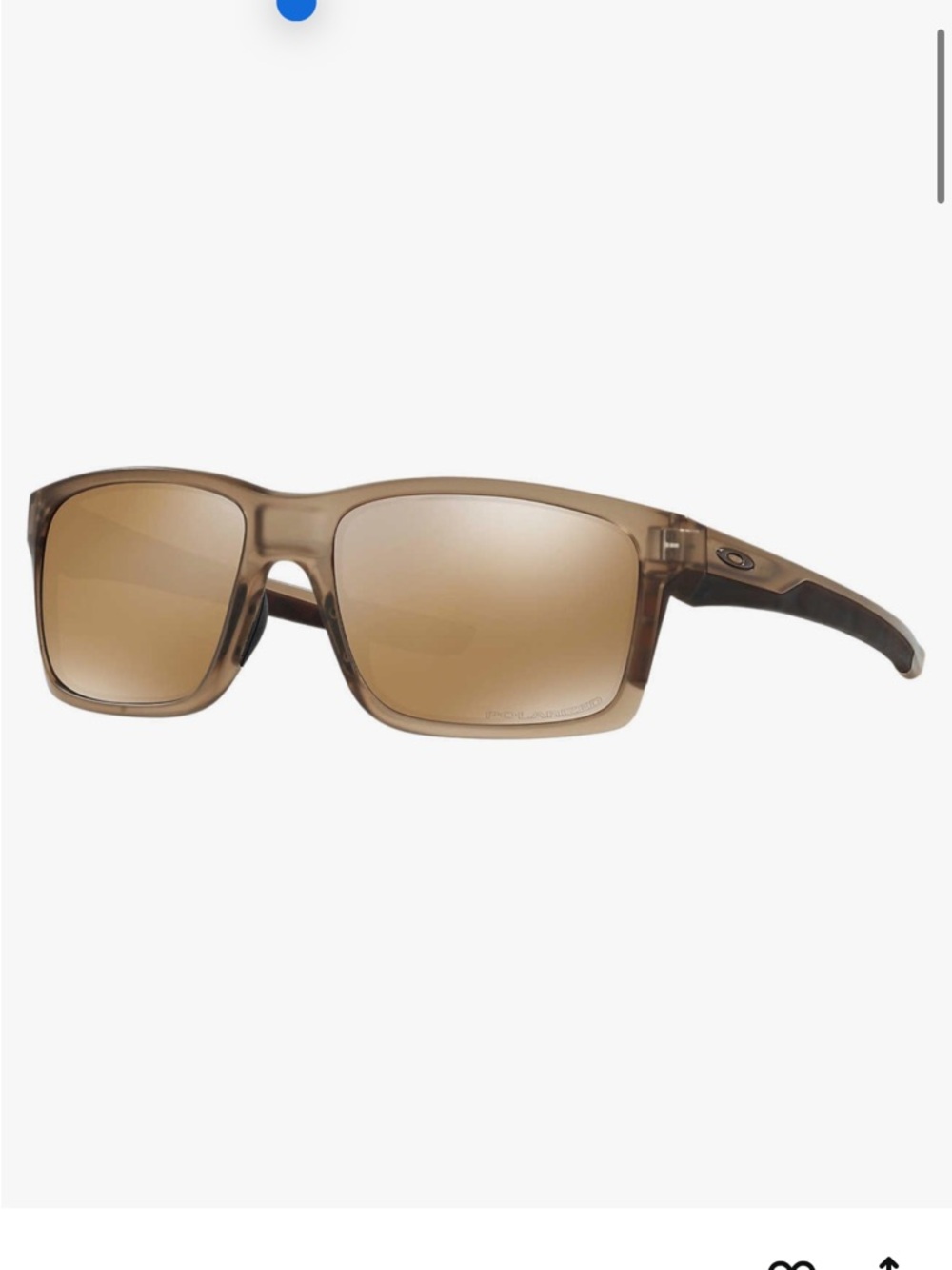 Oakley Mainlink Sunglasses Matte Sepia/Tungsten Iridium Polarized